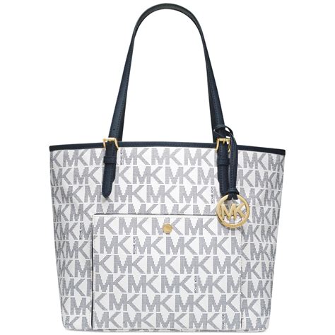 michael kors blue and white bag|michael kors small blue handbags.